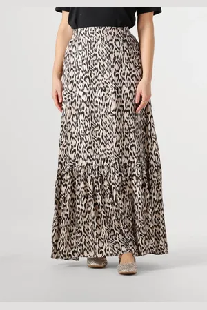Jansen Amsterdam Dames Rokken Rina Rok Wa 689 Long Ruffle At Bottom - - Maat 34