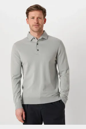 Profuomo Heren Truien & Vesten Polo Onepiece Luxury Basic - - Maat XL