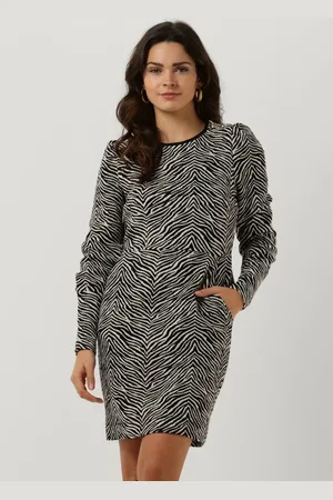 Vanilia Dames Jurken Zebra Gold Mini - - Maat 34