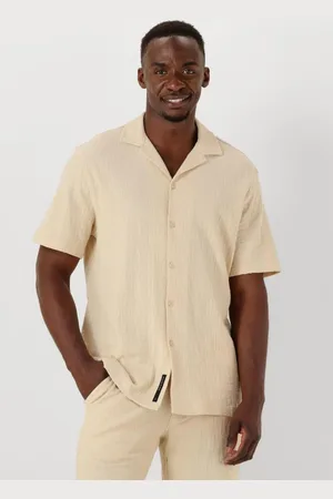Butcher of Blue Heren Overhemden Ripley Structure Shirt - - Maat XL