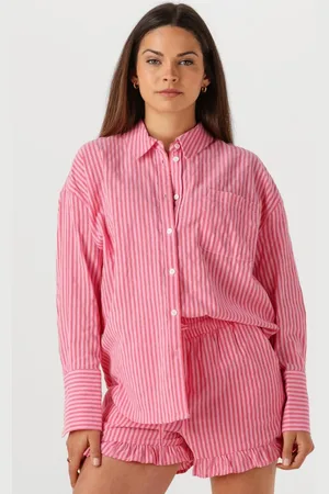 Colourful rebel Dames Blouses Vicky Striped Dropped Shoulder Blouse - - Maat XL