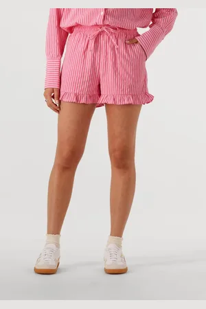 Colourful rebel Dames Broeken Sensa Striped Ruffle Short - - Maat XL
