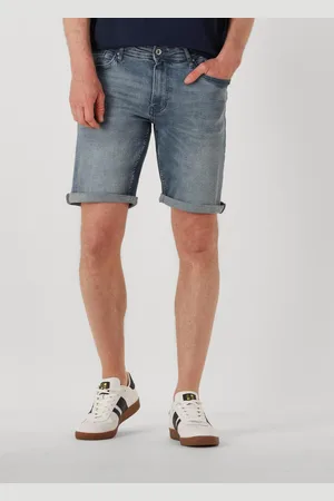 Pure Path Heren Jeans The Miles Slim Fit Denim Shorts - - Maat 28