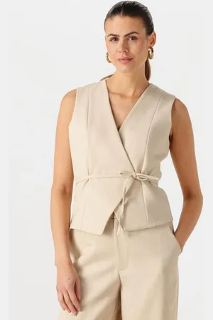 Neo Noir Dames Blazers Samara Melange Waistcoat - - Maat 40