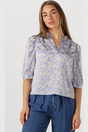 Neo Noir Dames Blouses Roella Graphic Fade Blouse - - Maat 34