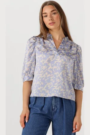 Neo Noir Dames Blouses Roella Graphic Fade Blouse - - Maat 34