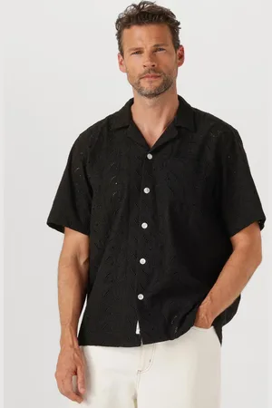 Foret Forét Heren Overhemden Leo Paisley Shirt - - Maat XL
