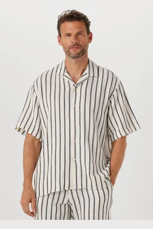 SELECTED Heren Overhemden Slhrelax-sal Shirt Ss Resort - - Maat XL