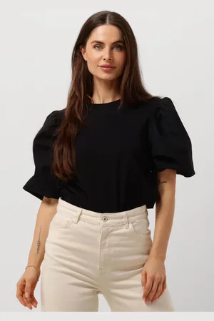 NOTRE-V Dames Tops & T-shirts Nv-dolf Puff Sleeve Top - - Maat XL