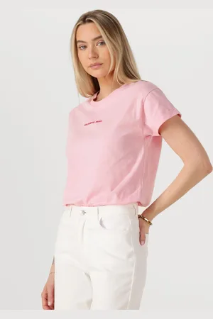 Colourful rebel Dames Tops & T-shirts Uni Logo Boxy Tee - - Maat XL