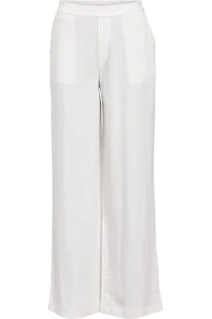 Object Linnenmix Wide Leg Broek