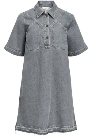 Object Denim Mini Jurk
