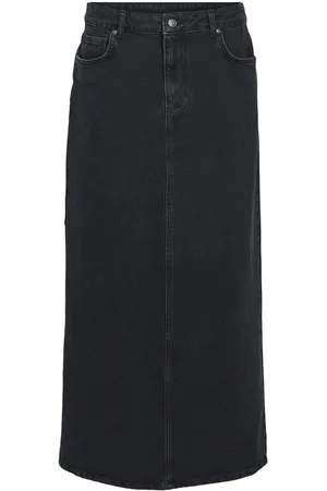 Object Denim Maxi Rok