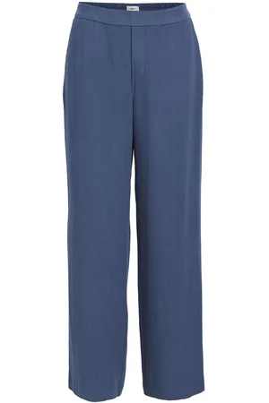 Object Linnenmix Wide Leg Broek