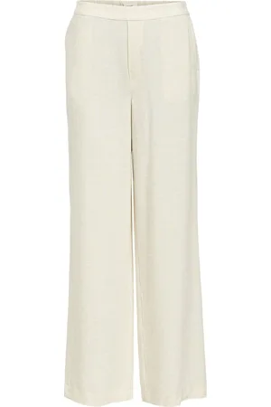 Object Linnenmix Wide Leg Broek
