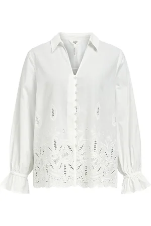 Object Broderie Anglaise Overhemd