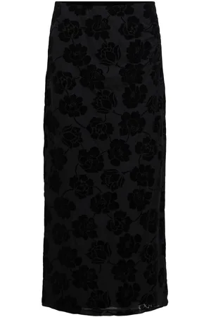 Object Velours Middellange Rok