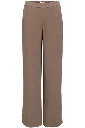 Object Linnenmix Wide Leg Broek