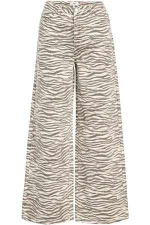 Object Bedrukt Wide Fit Jeans