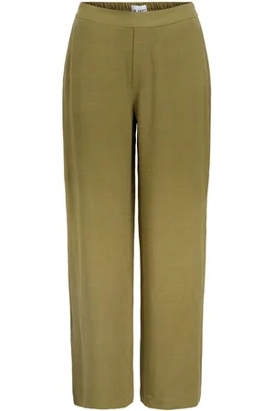 Object Linnenmix Wide Leg Broek