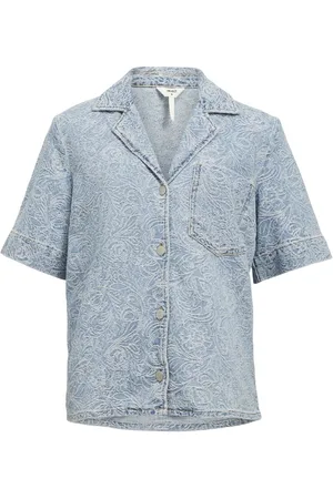 Object Gedetailleerd Spijkerblouse