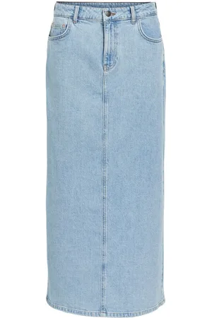 Object Denim Maxi Rok