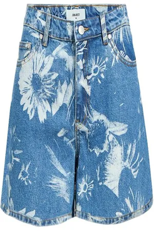 Object Bedrukt Denim Short