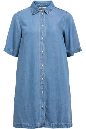 Object Denim Mini Jurk