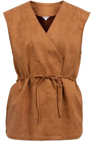 Object Faux Suède Gilet