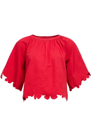 Object Geborduurd Crop Top