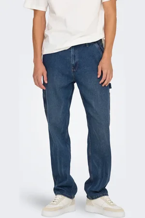 Only & Sons Onsedge Mid Waist Straight Fit Jeans