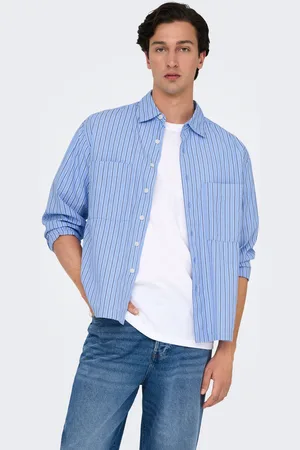 Only & Sons Loose Fit Overhemd Kraag Overhemd