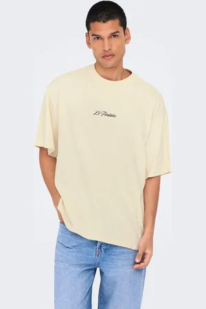 Only & Sons Oversized Fit O-hals Verlaagde Schoudernaden T-shirts