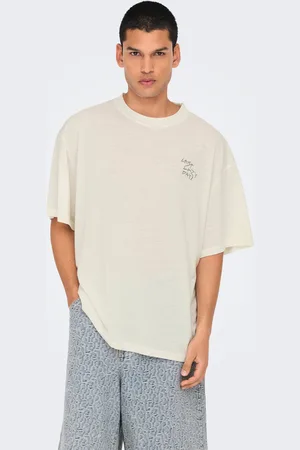 Only & Sons Oversized Fit O-hals Box Mouwen T-shirts