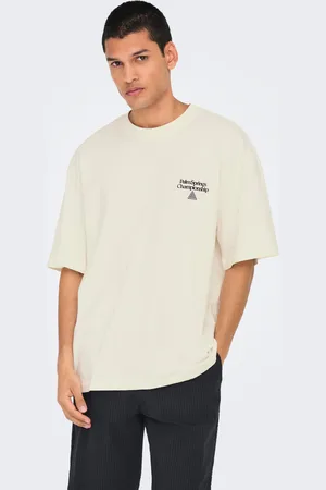 Only & Sons Oversized Fit O-hals Verlaagde Schoudernaden T-shirts