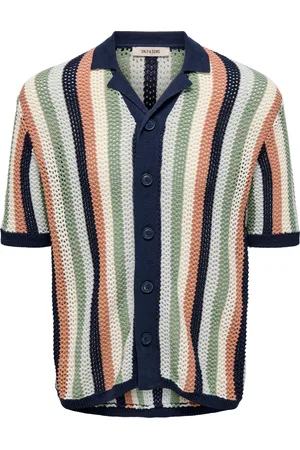 Only & Sons Regular Fit Resort Kraag Gebreid Vest