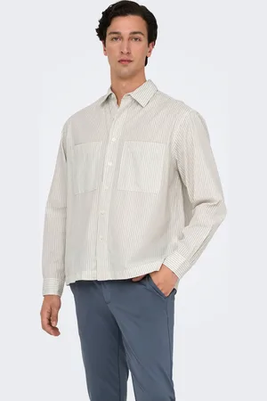 Only & Sons Loose Fit Overhemd Kraag Overhemd