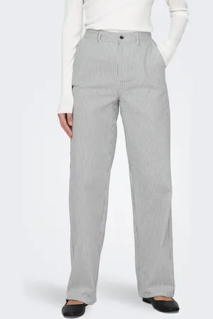 ONLY Onlmerle Wide Leg Fit Broek Met Wijde Pijpen