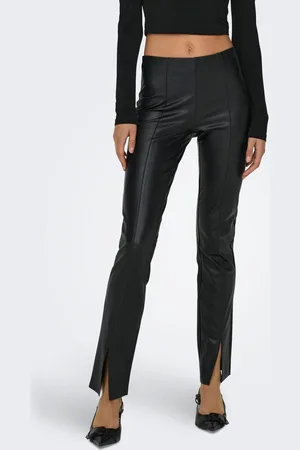 ONLY Onllivia-star Skinny Fit Imitatieleren Broek