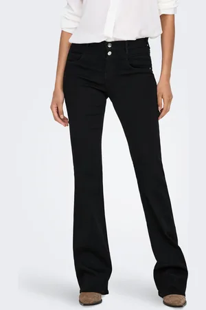 ONLY Onlrain Mid Waist Flared Fit Jeans