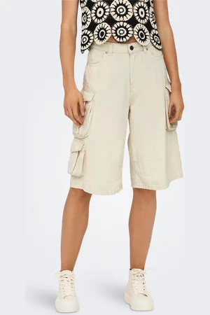ONLY Onlmira High Waist Loose Fit Denim Shorts