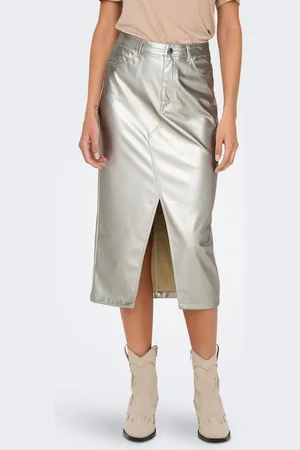 ONLY Onllola-elyna Rok Van Synthetisch Leer