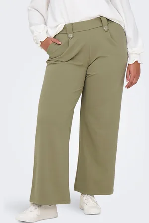 ONLY Carsania Regular Fit Broek Met Wijde Pijpen