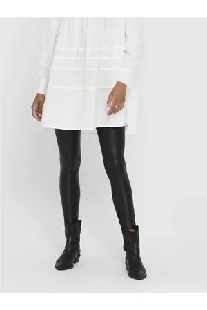 ONLY Jdystine Slim Fit Imitatieleren Broek