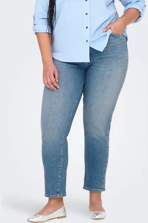 ONLY Caremilystretch High Waist Straight Fit Jeans