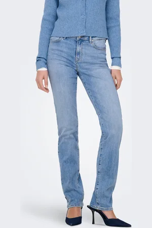 ONLY Onlsui Mid Waist Slim Fit Jeans