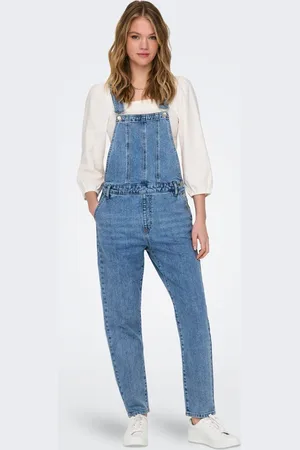 ONLY Onlpercy Slim Fit Denim Salopette