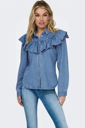 ONLY Onlindigo Denim Overhemd