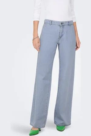 ONLY Onlkane Low Waist Wide Leg Fit Jeans