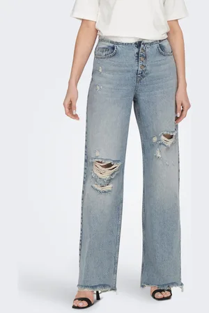 ONLY Onlkiki High Waist Wide Leg Fit Jeans